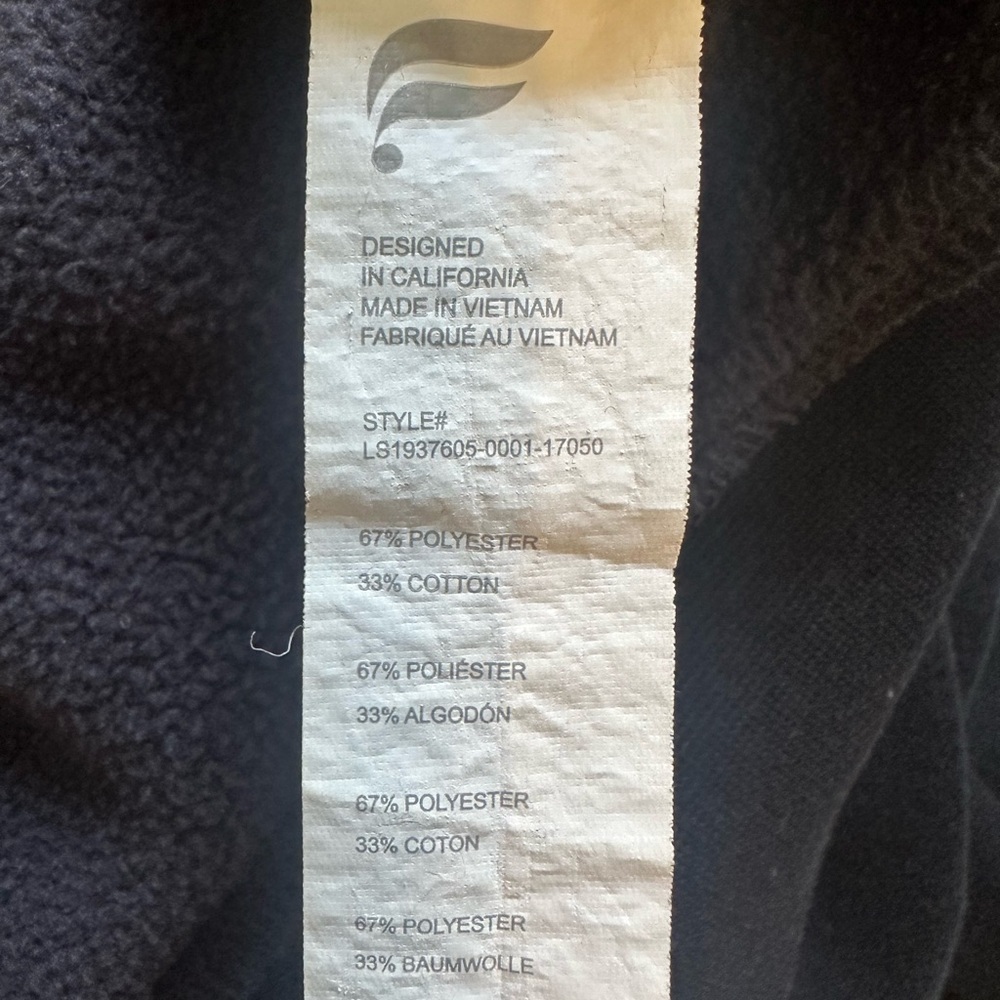FABLETICS black mock neck sweatshirt size Large - Picture 6 of 6